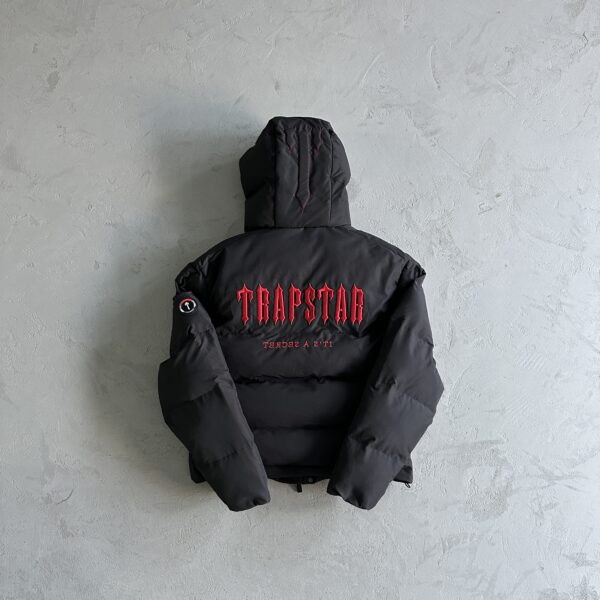 Trapstar Decoded Hooded Puffer Jacket 2.0 Infrared Edition