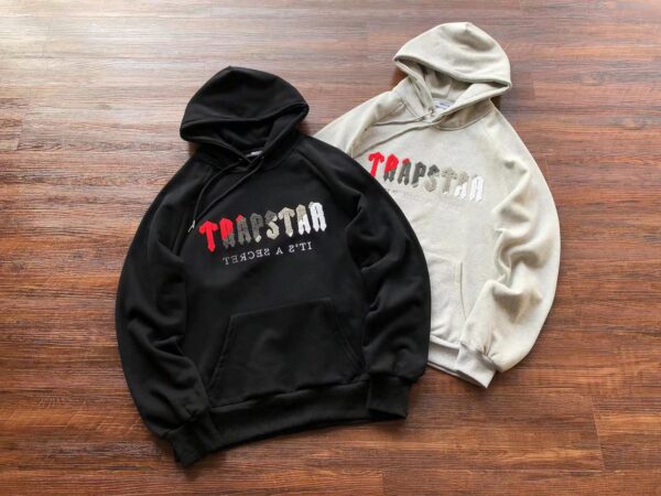 Trapstar Hoodie Black and Grey 2