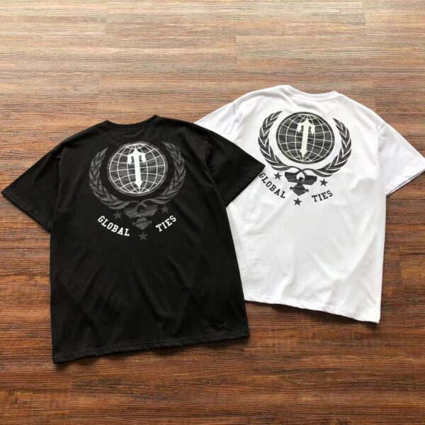 Trapstar Global Ties Tee Black and White