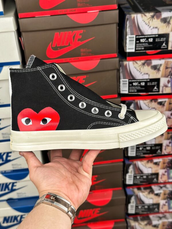 Converse Chuck Taylor All-Star 70 Hi CDG PLAY Black