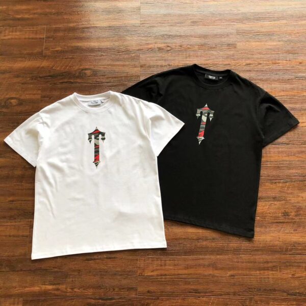 Trapstar Letter T Tee Black and White