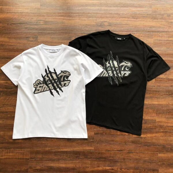 Trapstar Tiger Tee Black and White