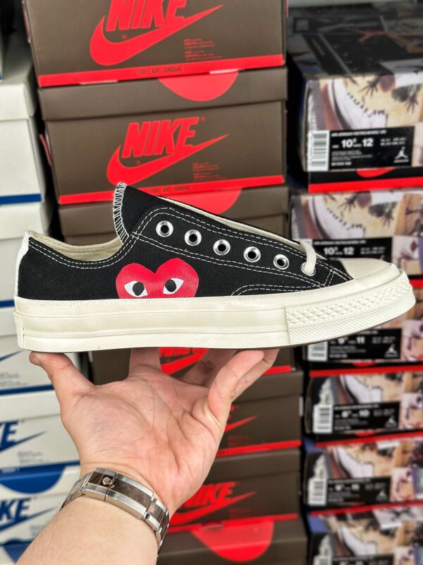 Converse Chuck Taylor All-Star 70 Low CDG PLAY Black