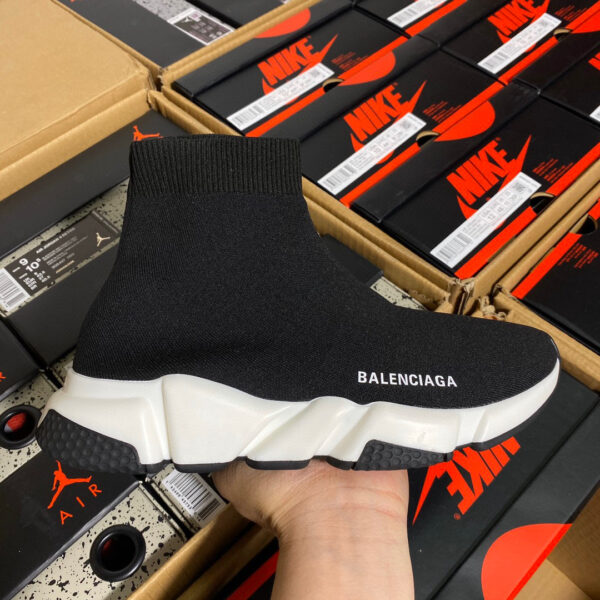Balenciaga Speed Trainer White Sole Black