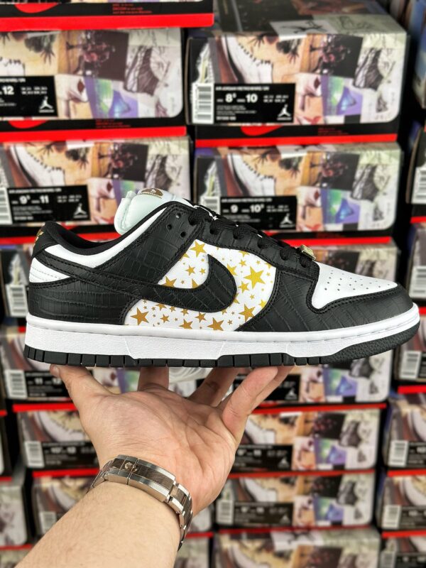 Nike Dunk Low Retro Supreme Stars Black