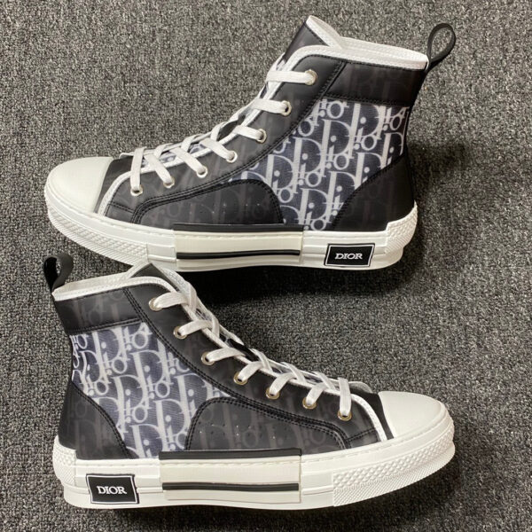 Dior B23 High Top Oblique Black White
