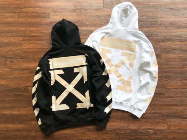 Off-White Hoodie Black and White