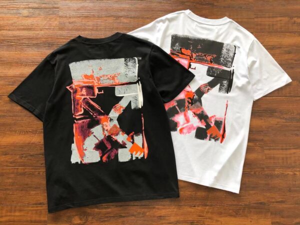 Off-White Tee Black and White