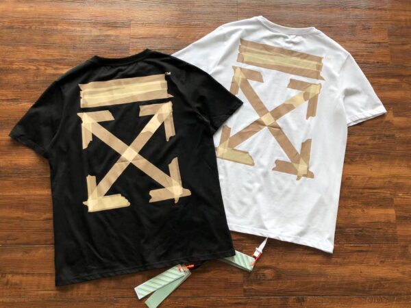 Off-White Tee Black and White